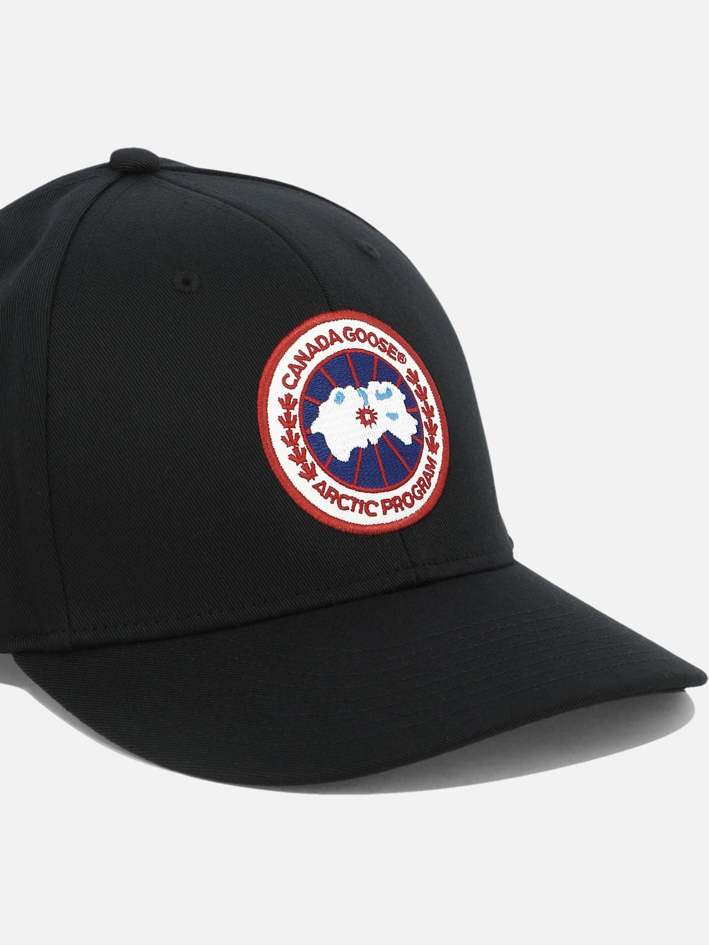 Baseball cap with logo patch