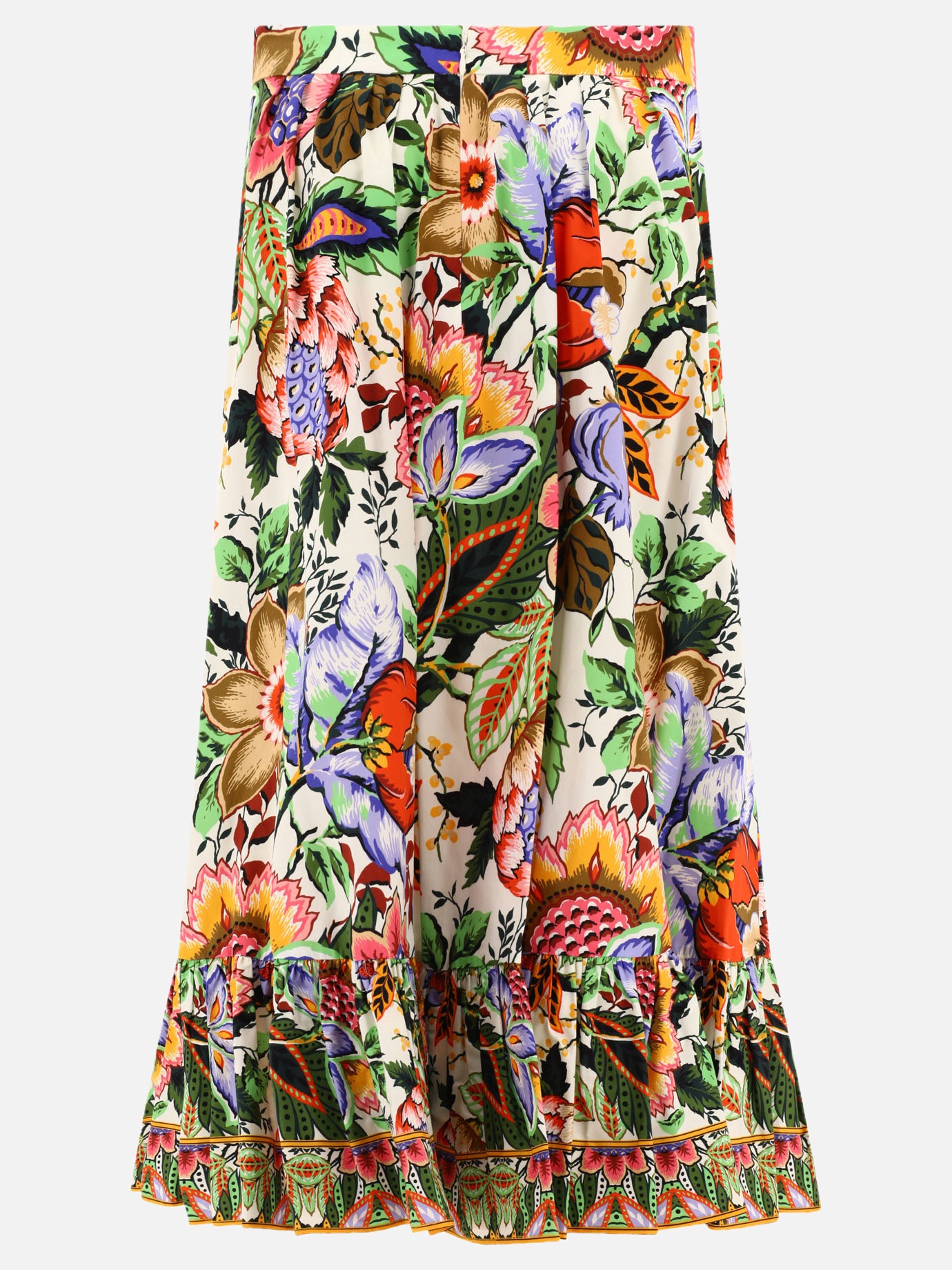 Skirt with Bouquet print