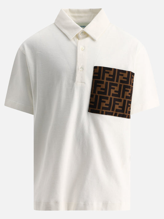 "Monogram" polo shirt with pocket