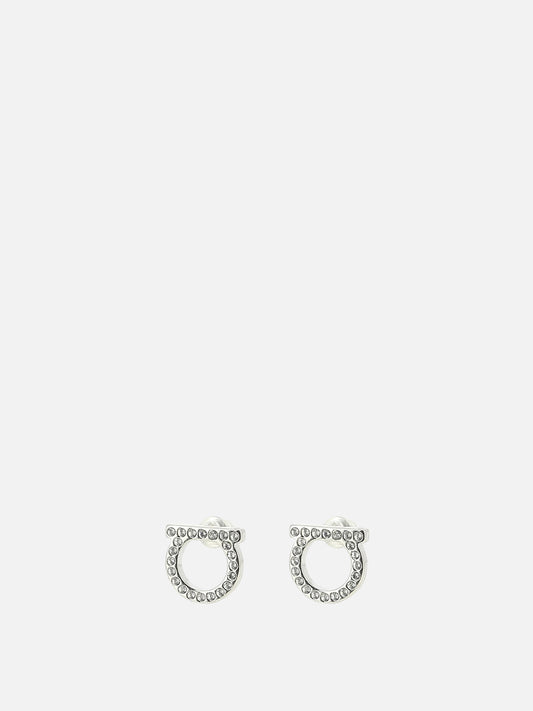 Gancini crystals earrings (L)