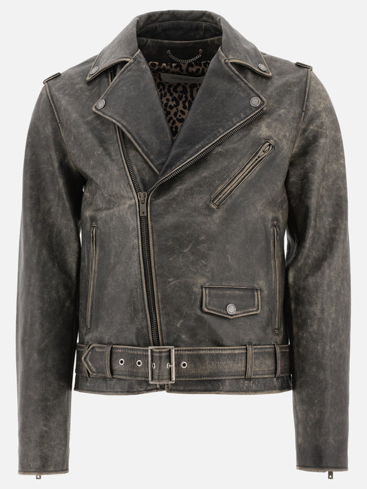 "Chiodo" leather jacket