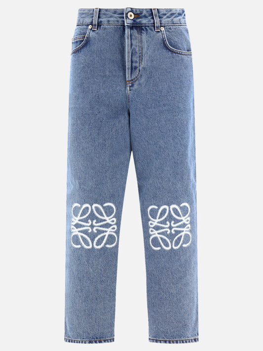 "Anagram" cropped jeans