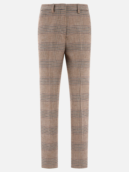 Tailored Prince of Wales trousers