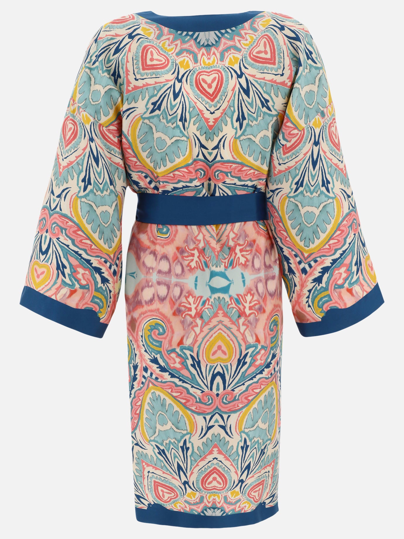 Kimono with botanical pattern