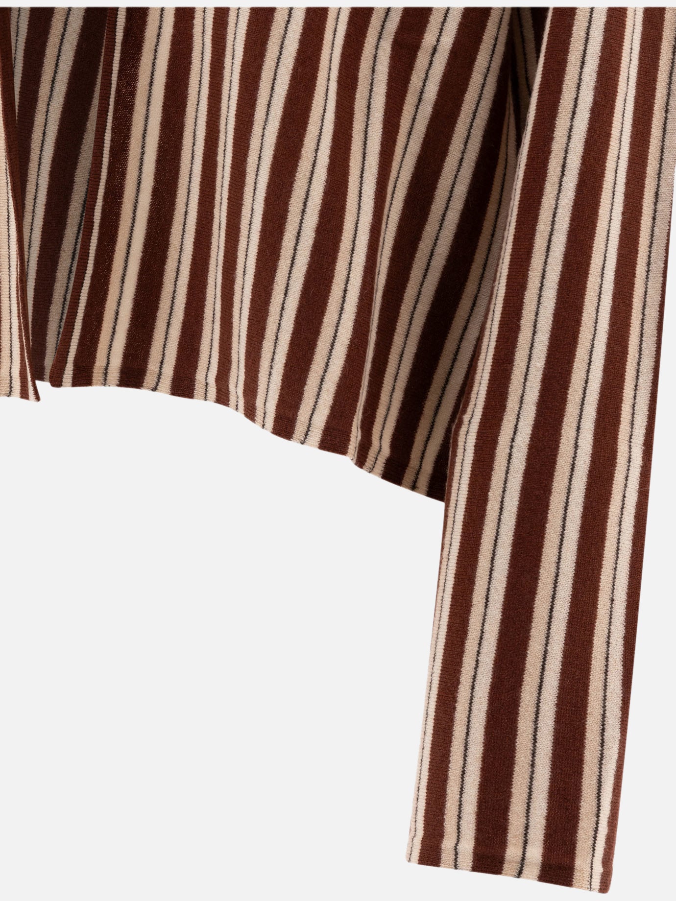 Bode "Hogan Stripe" cardigan Brown