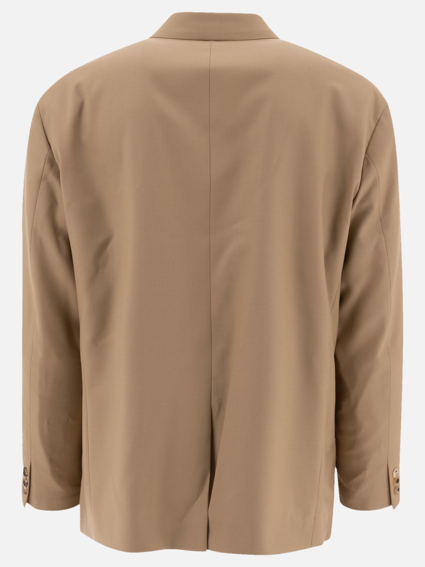 Comme Des Garçons Homme Single-breasted oversized blazer Beige