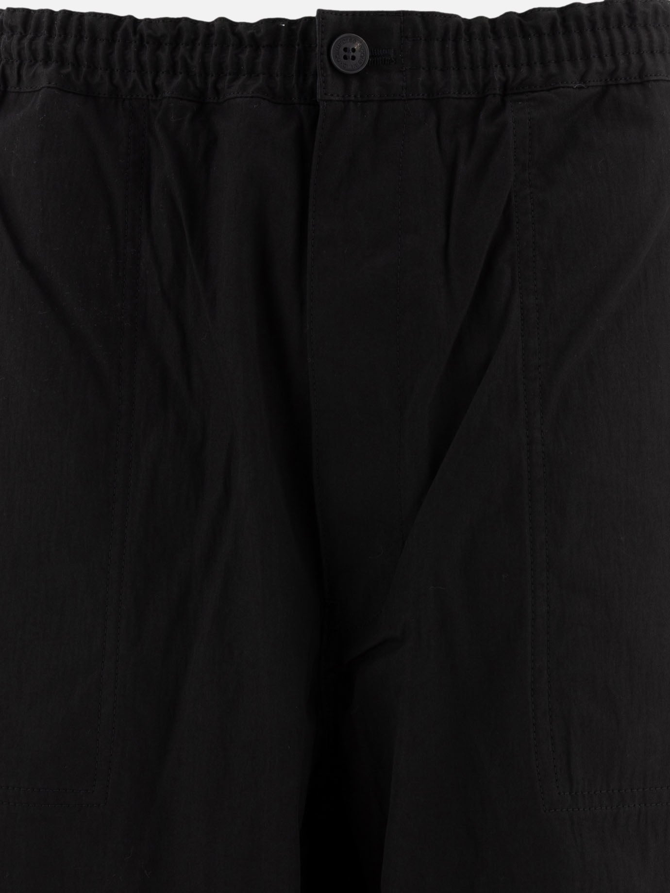 Comme Des Garçons Homme Trousers with drawstring Black