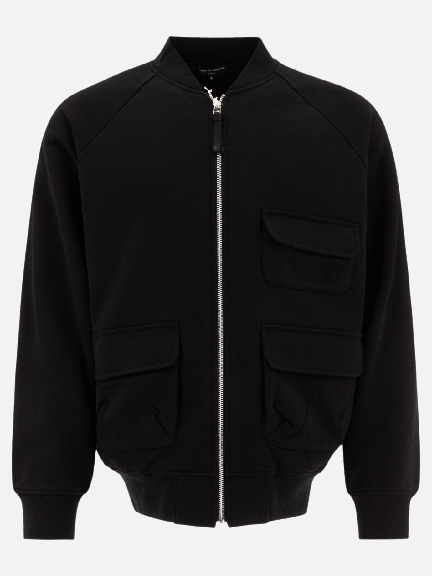 Comme Des Garçons Homme Multi-pocket bomber jacket Black