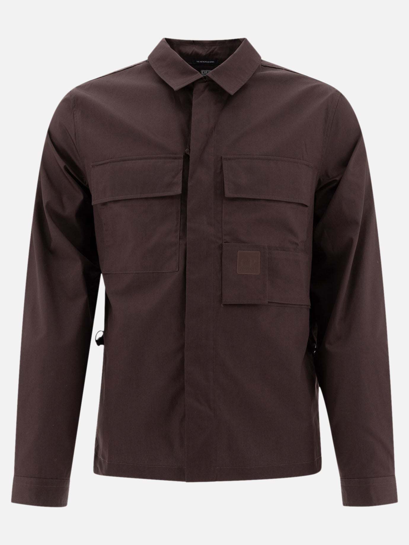 C.P. Company "The Metropolis Serie Utility" gabardine overshirt Brown