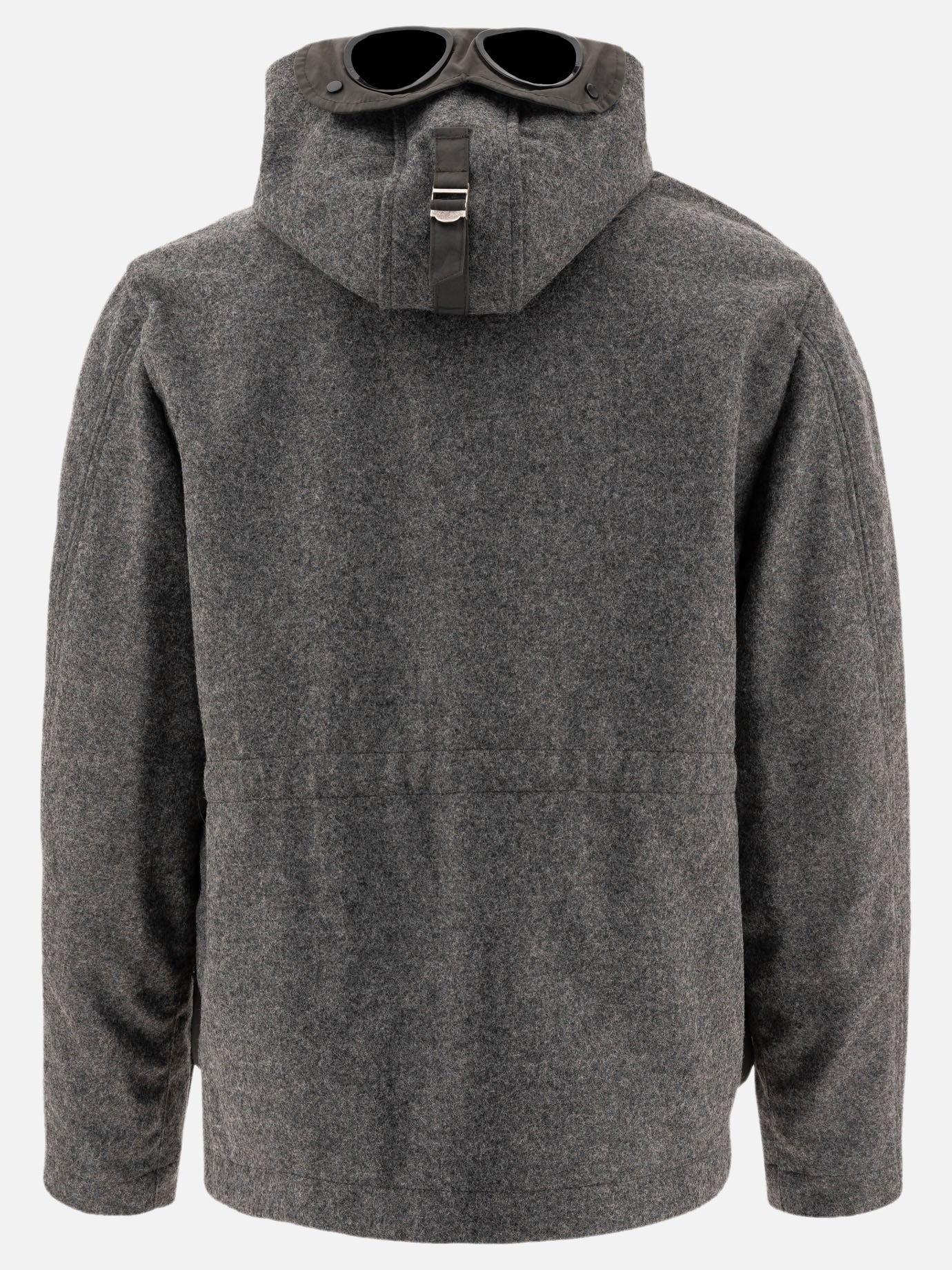 C.P. Company "Shetland Twill Hooded" car coat Grey