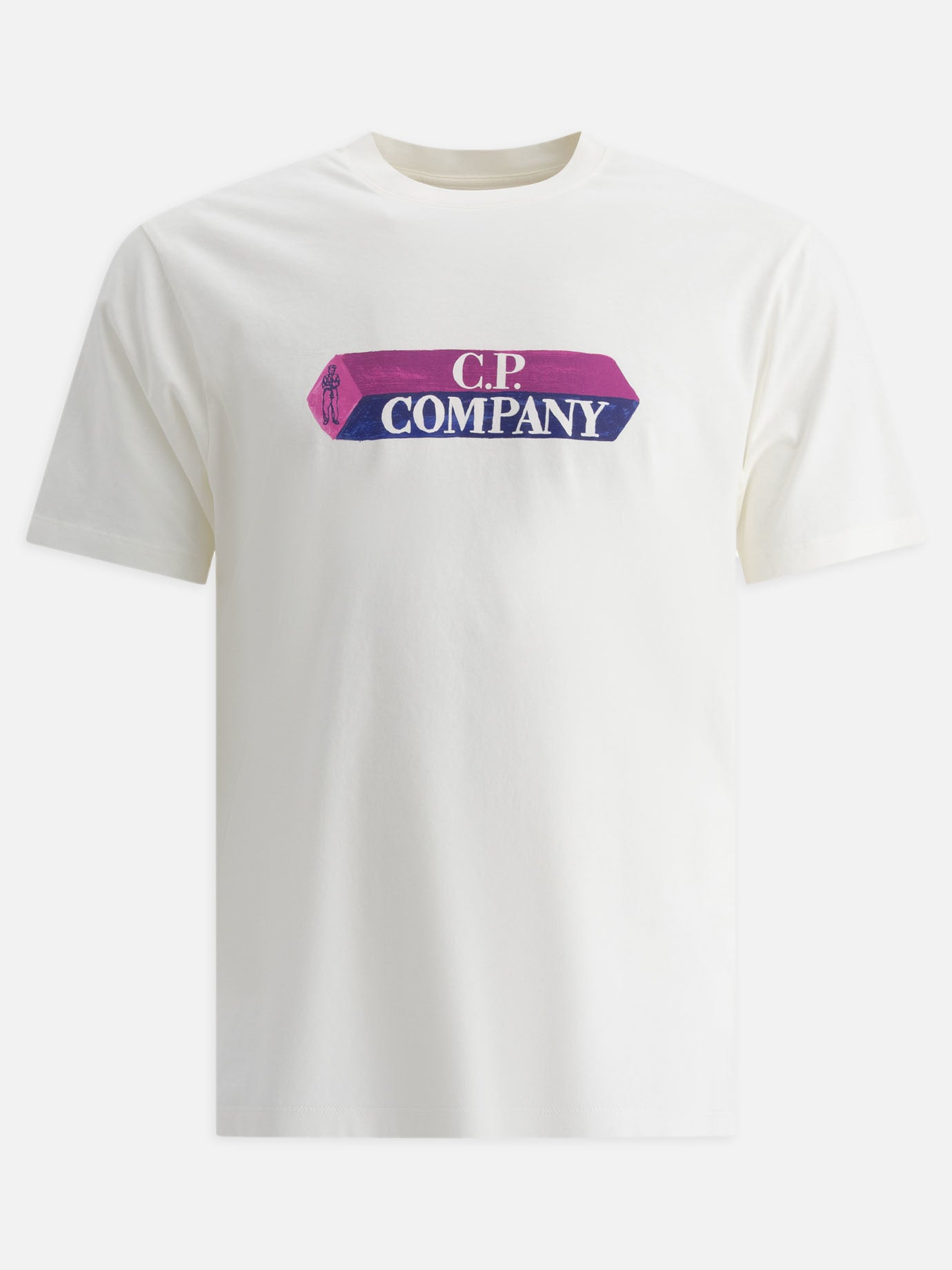 C.P. Company "30/1 Jersey 3D Logo" t-shirt White