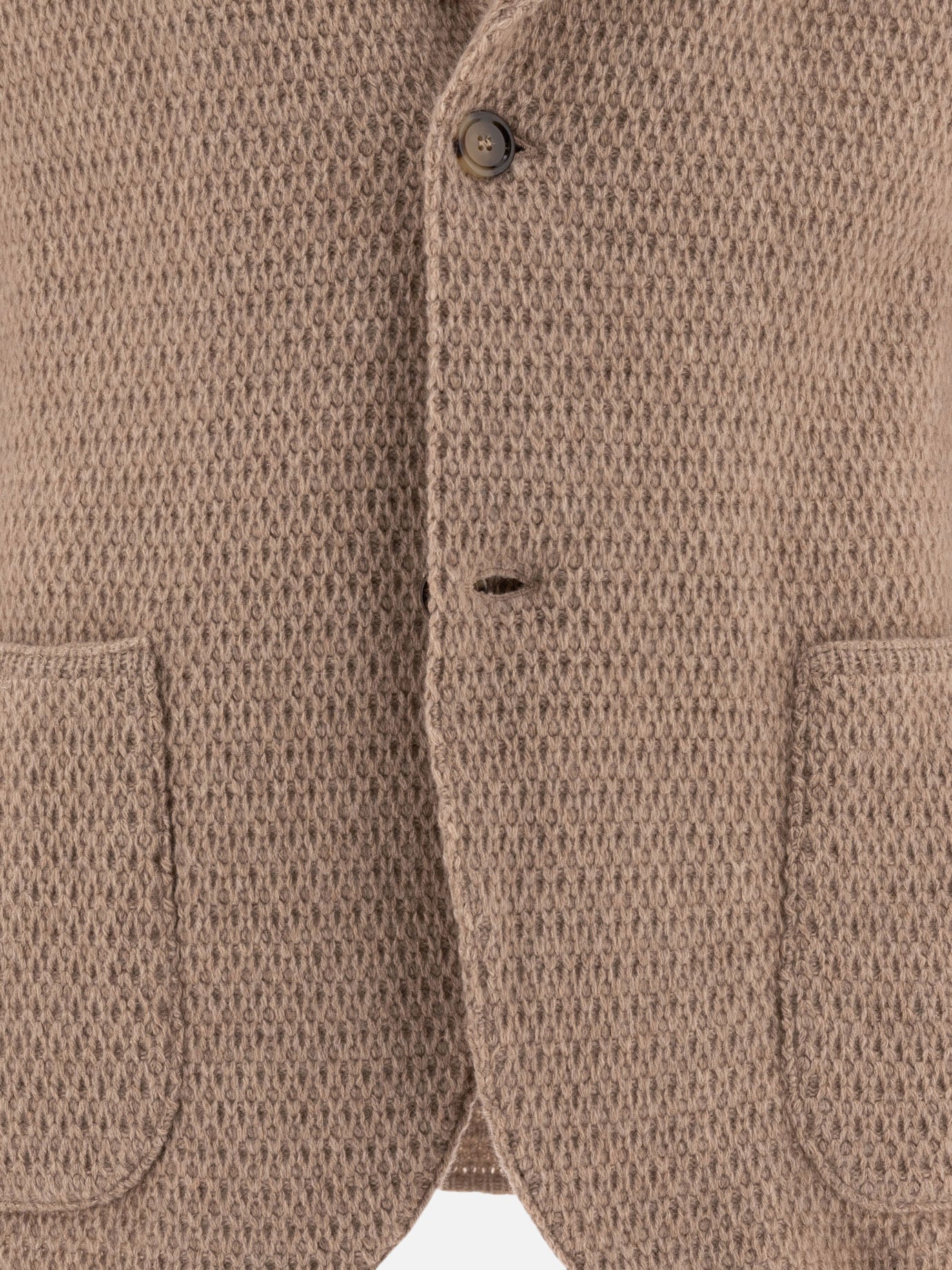 Lardini Unlined cashmere blazer Beige