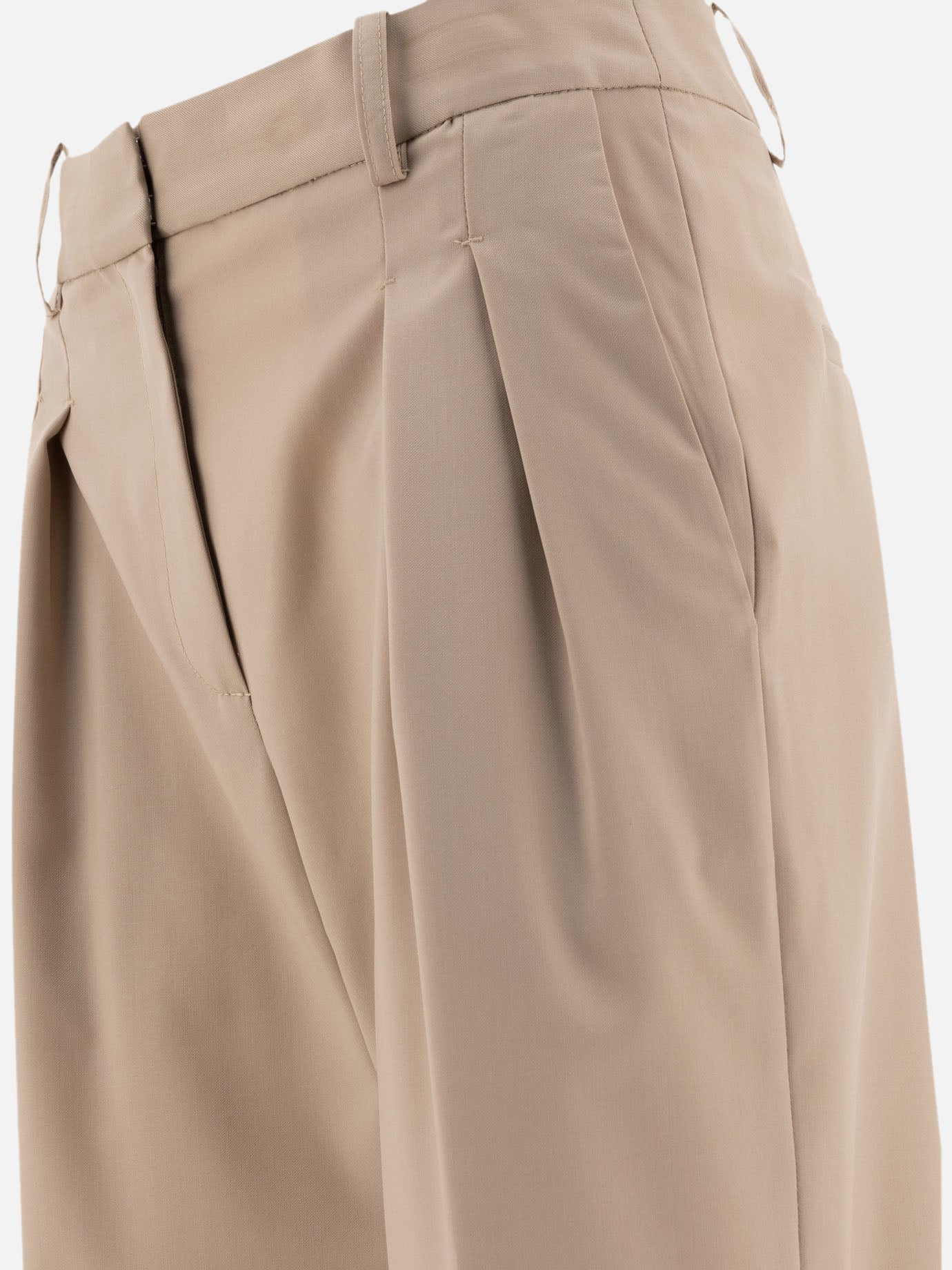 Loulou Studio "Sbiru" trousers Beige