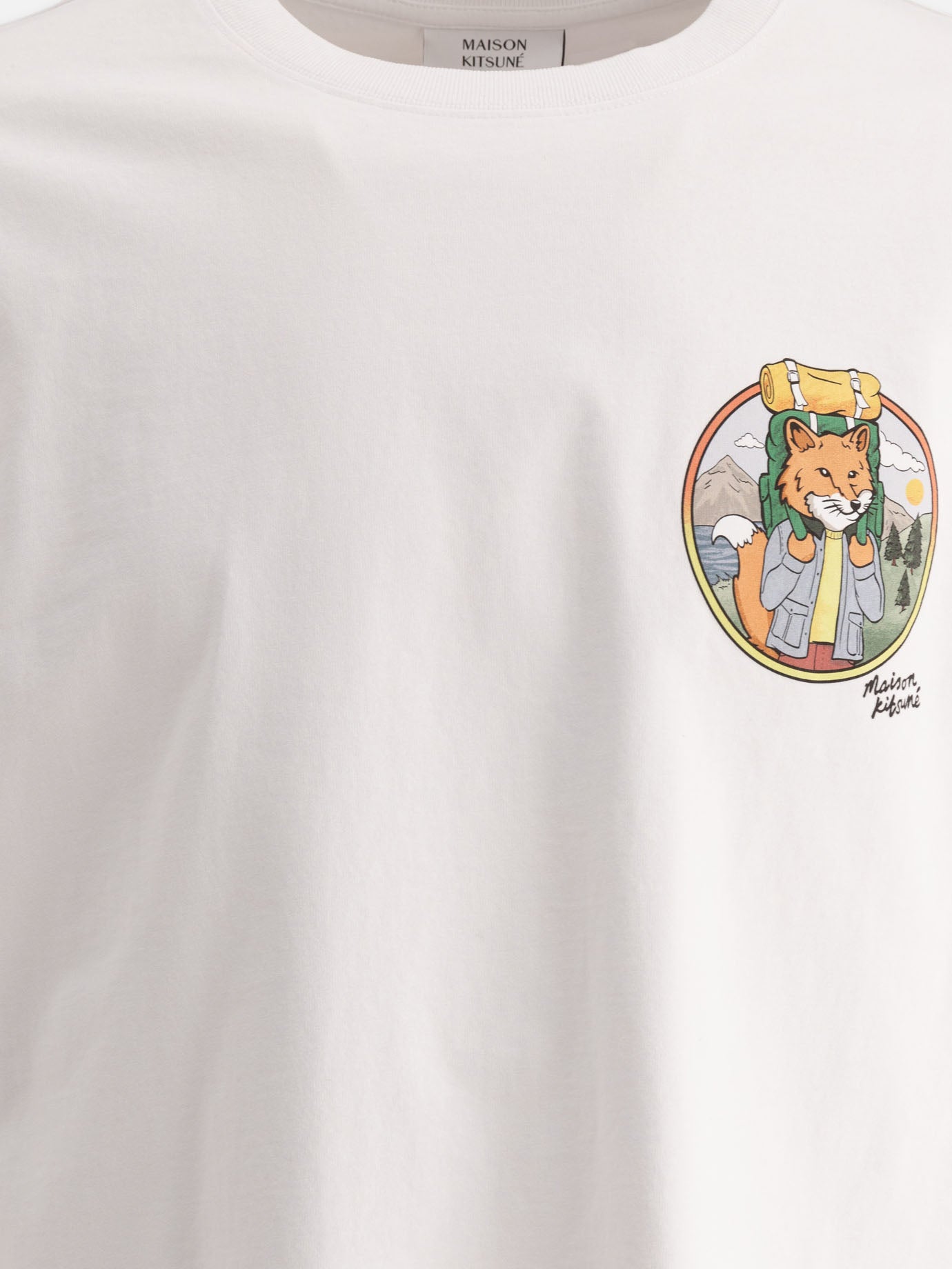 Maison Kitsuné "Rambling Fox" t-shirt White