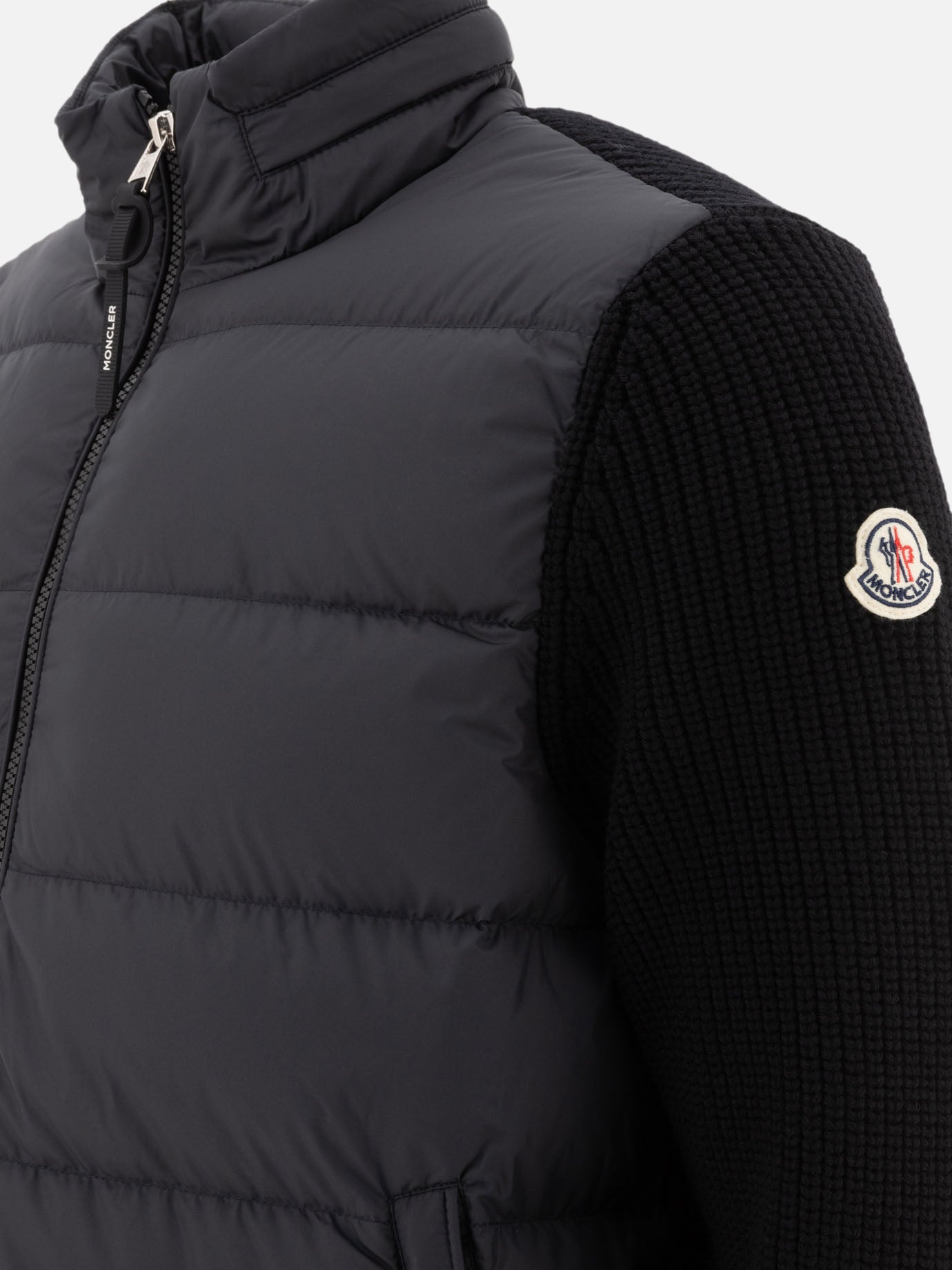 Moncler Tricot down jacket Black