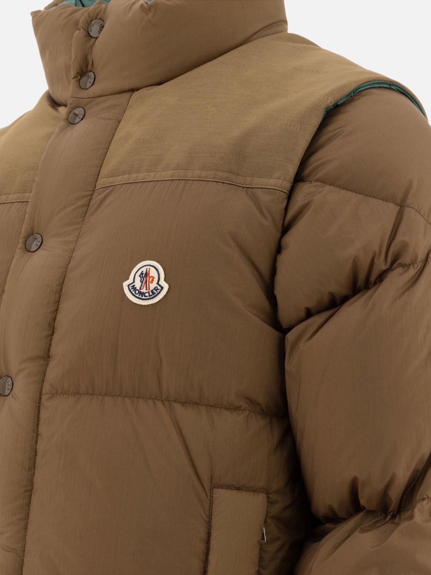 Moncler "Verone" RE/ICONS reversible down jacket Brown