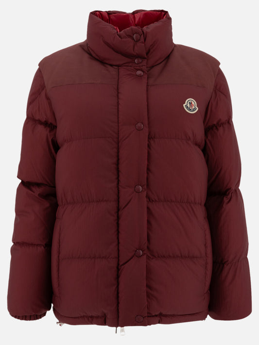 Moncler "Verone" RE/ICONS reversible down jacket Bordeaux