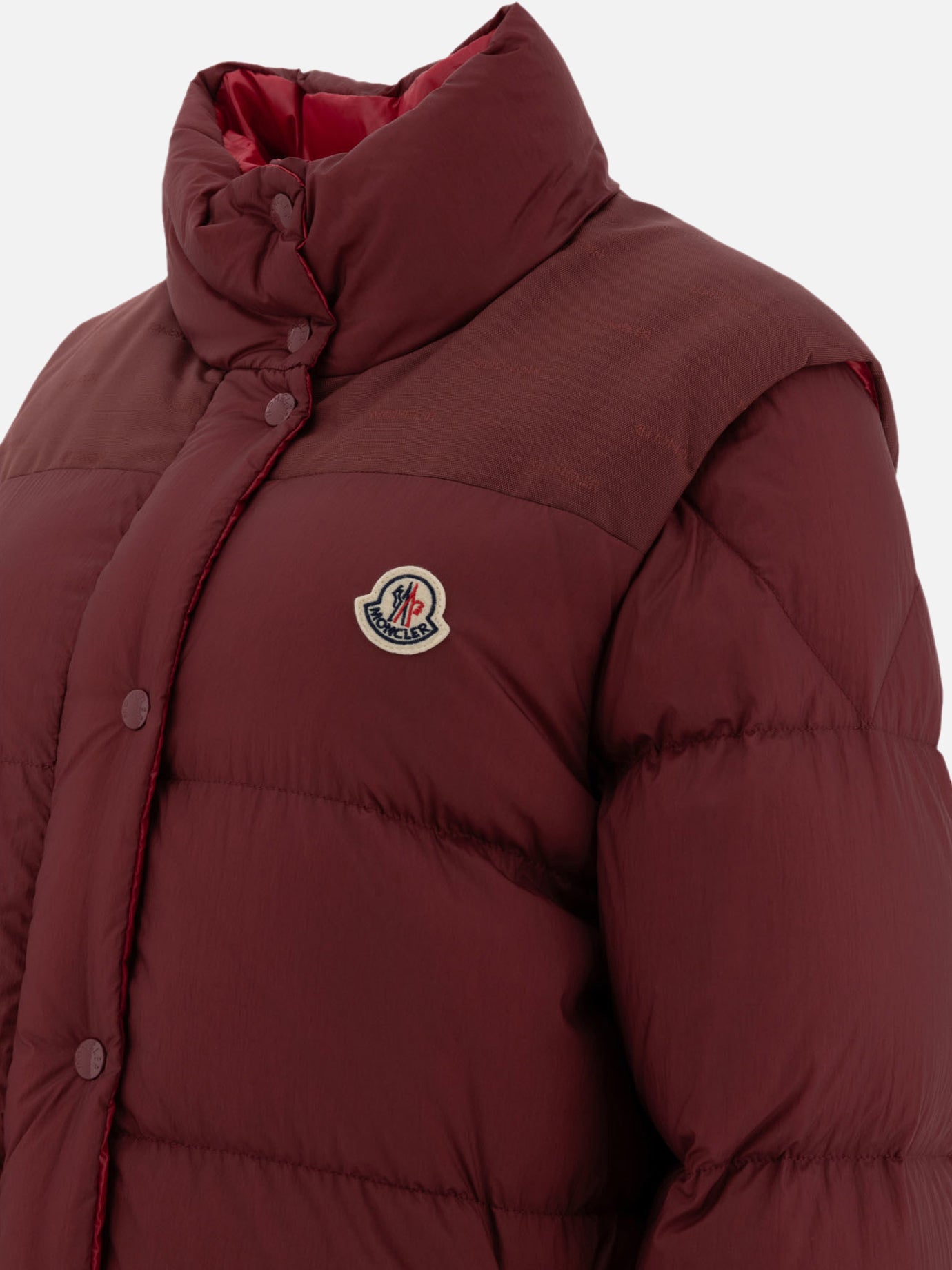 Moncler "Verone" RE/ICONS reversible down jacket Bordeaux