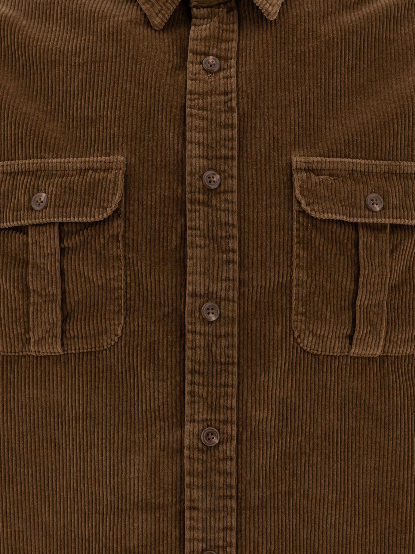 Polo Ralph Lauren Classic-Fit corduroy shirt Brown