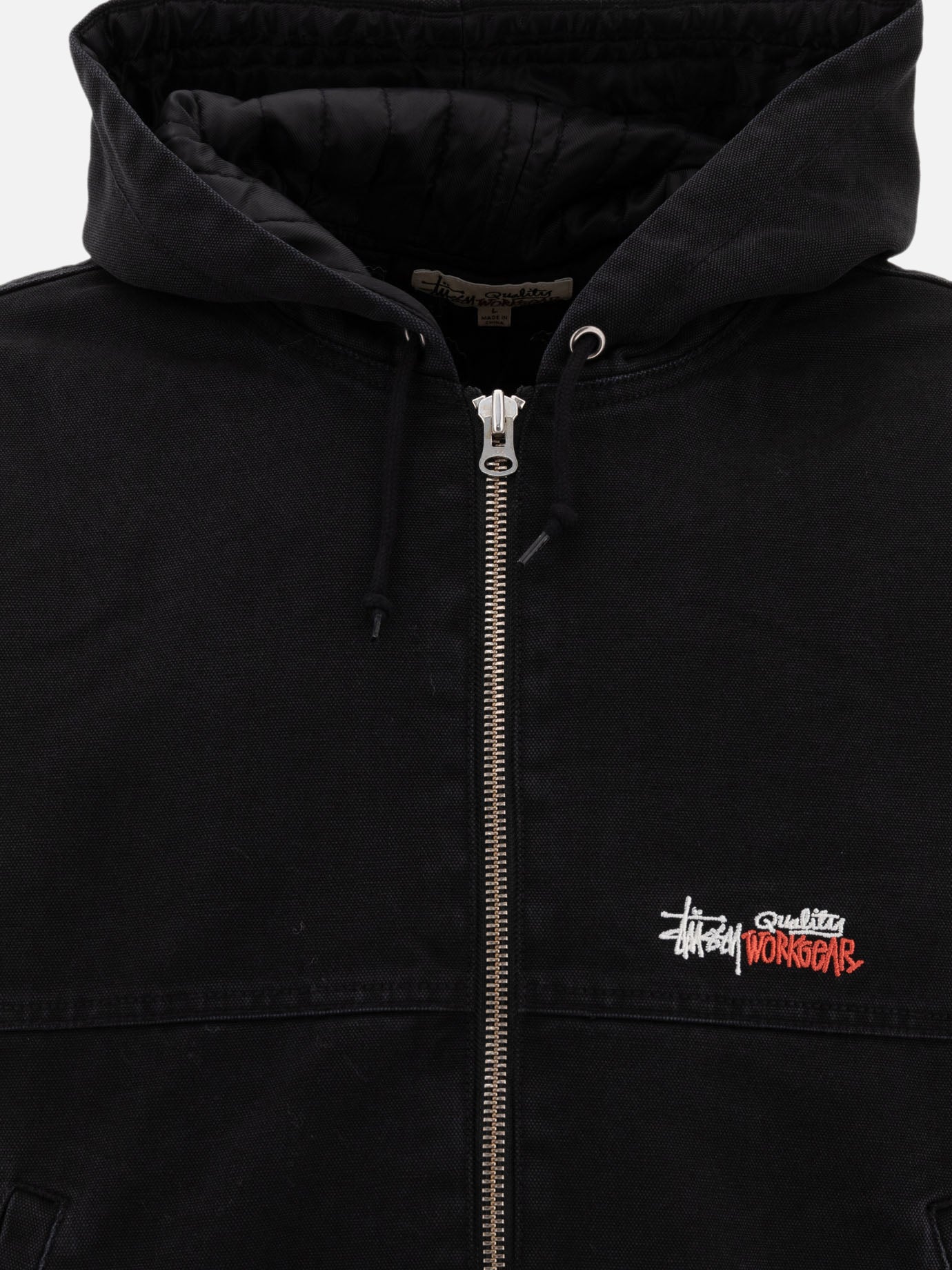 Stüssy "Work" canvas jacket Black