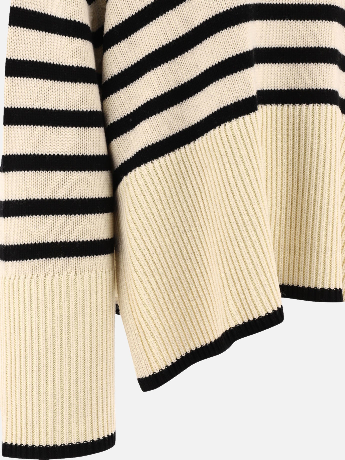 Toteme "Signature Stripe" turtleneck sweater White