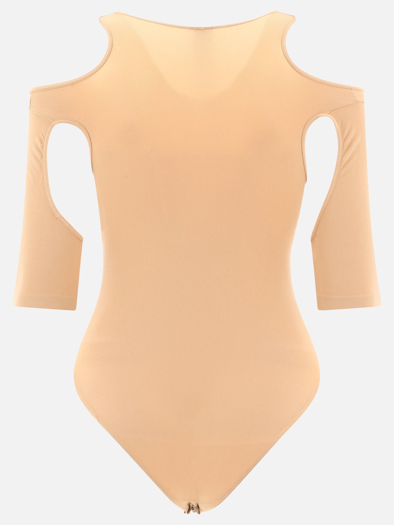 Jersey bodysuit with cut-out