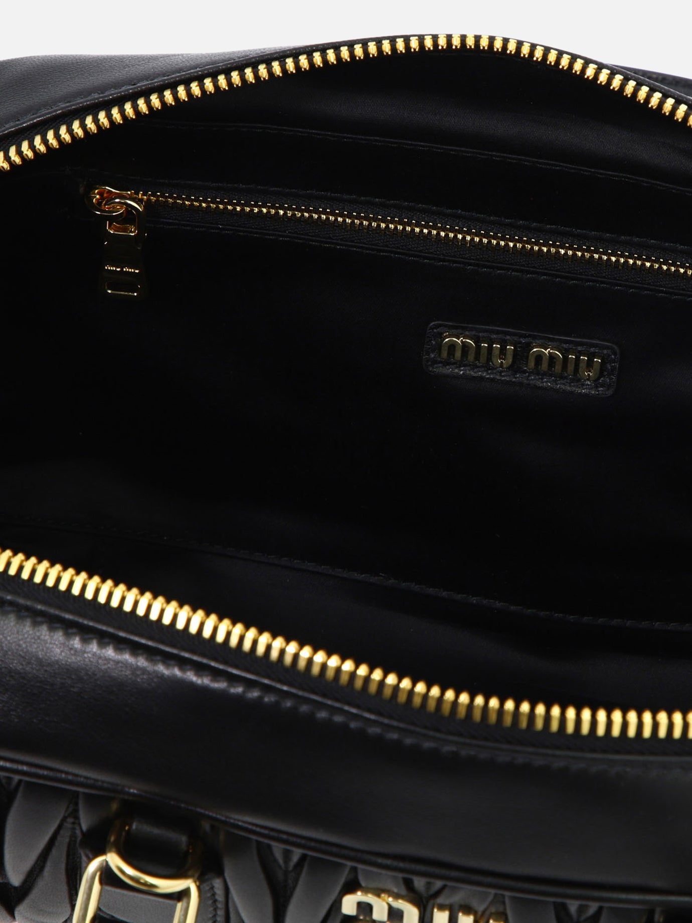 Matelassé nappa leather handbag