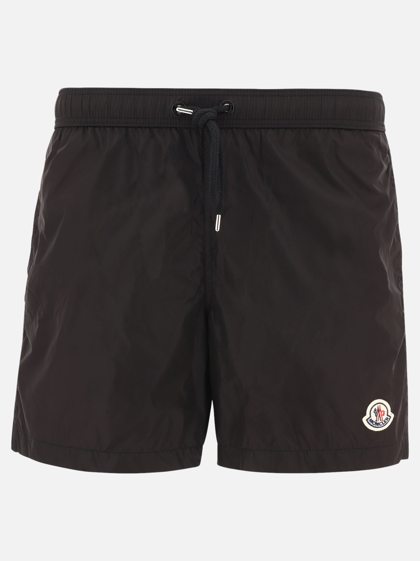 Swim shorts with patch