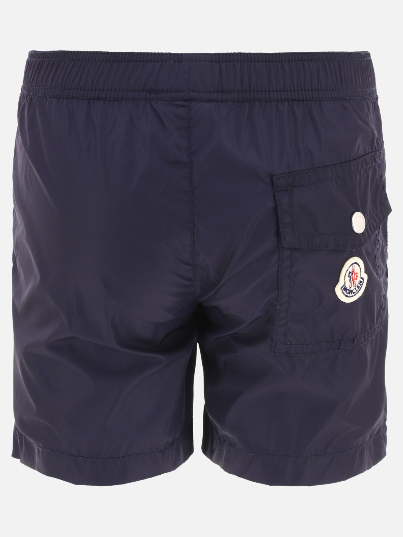 Swim shorts with side bands