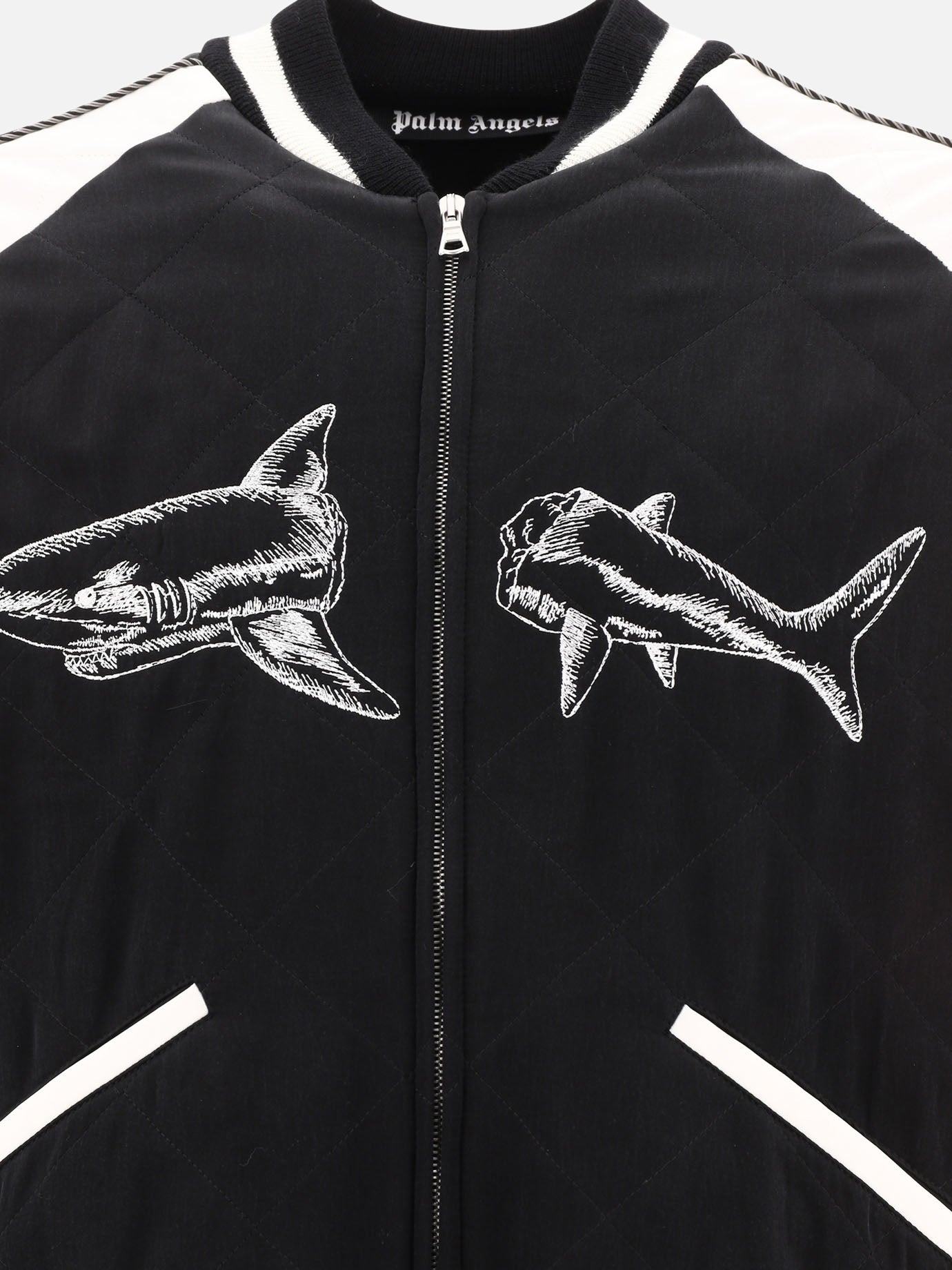 "Broken Shark" bomber jacket