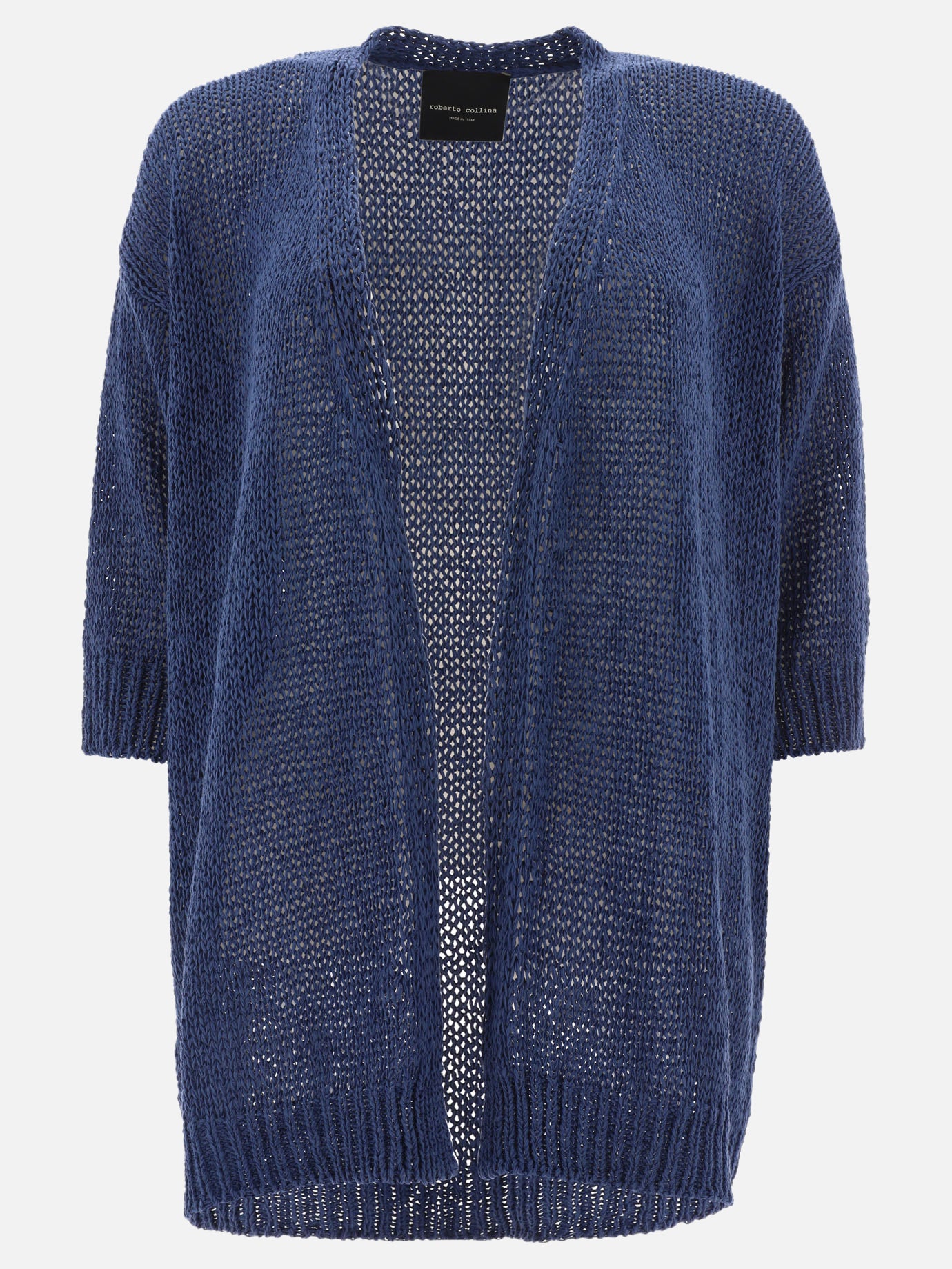 Knitted open cardigan