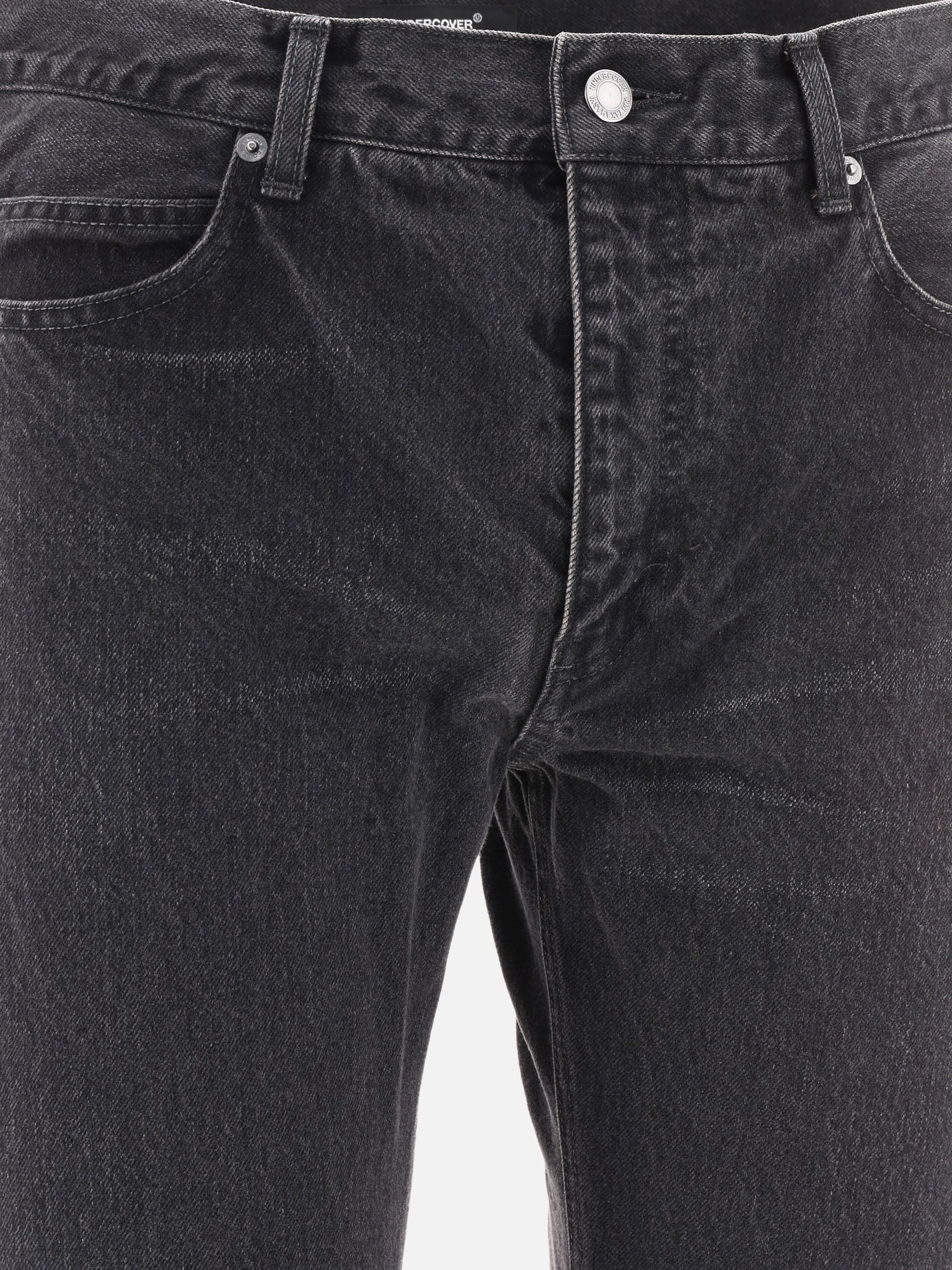 Zip-detail jeans