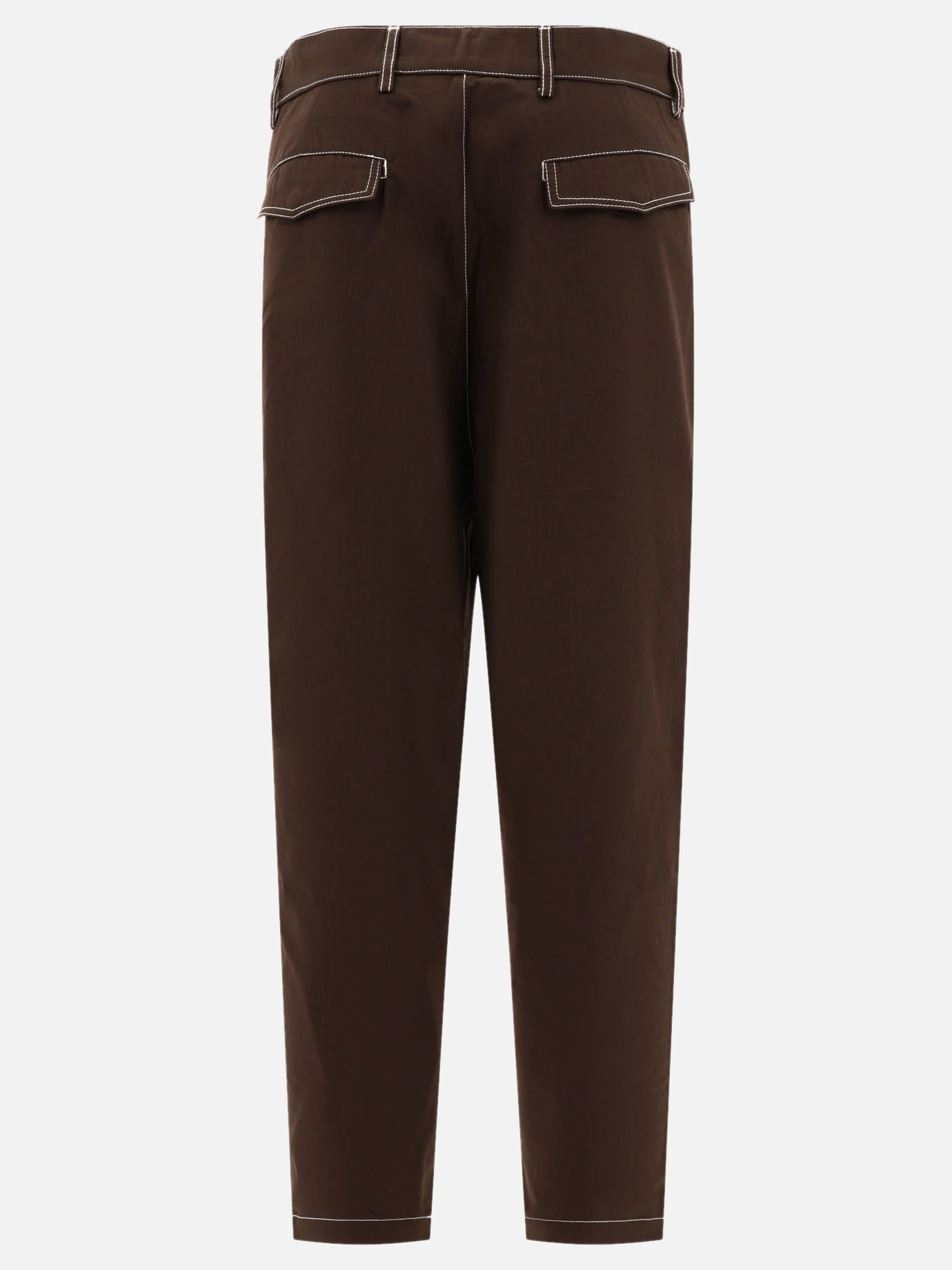 "Shajarat Contrast Stitched" trousers