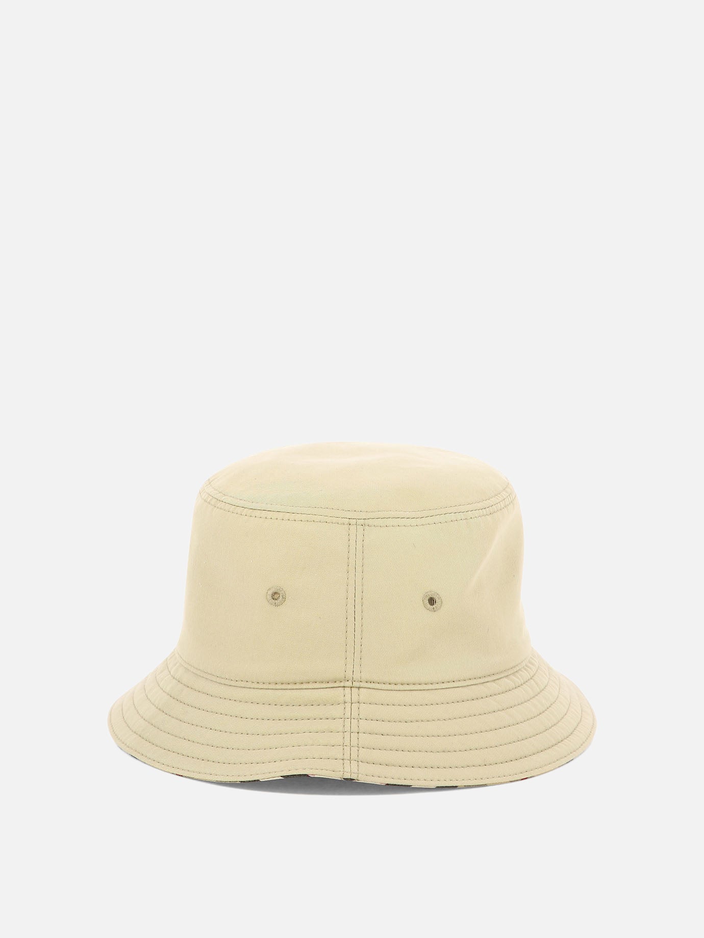 Gabardine reversible bucket hat