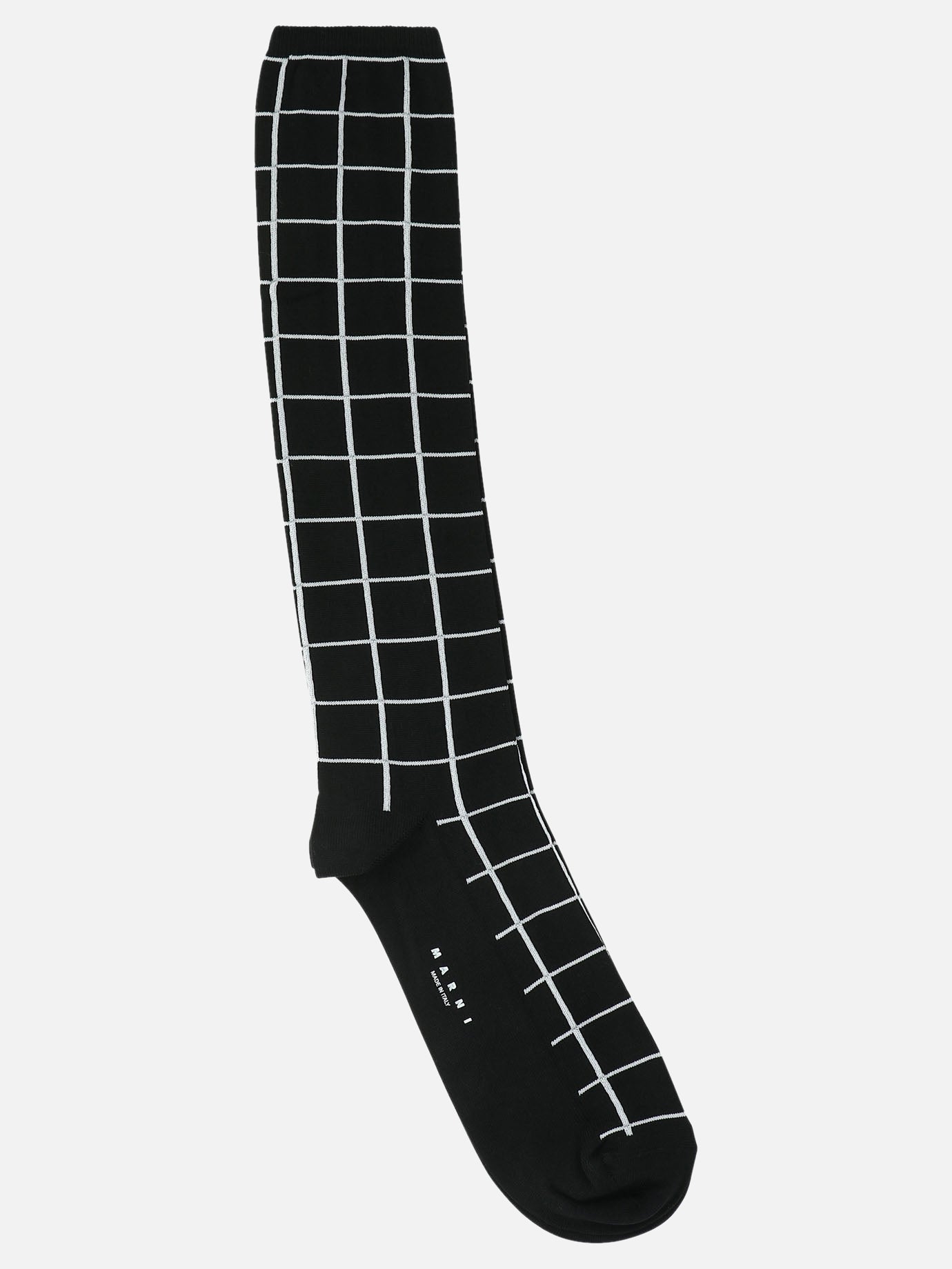 "Techno Check" socks