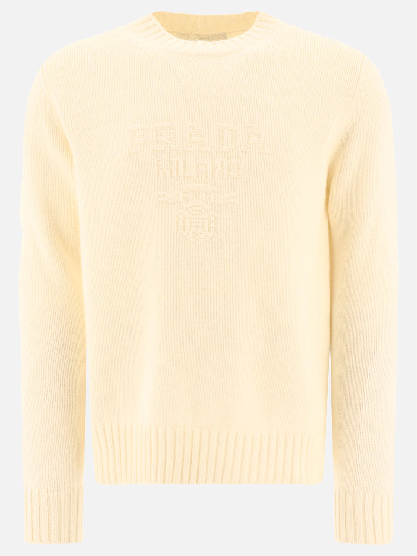 Wool and cashmere crewneck sweater